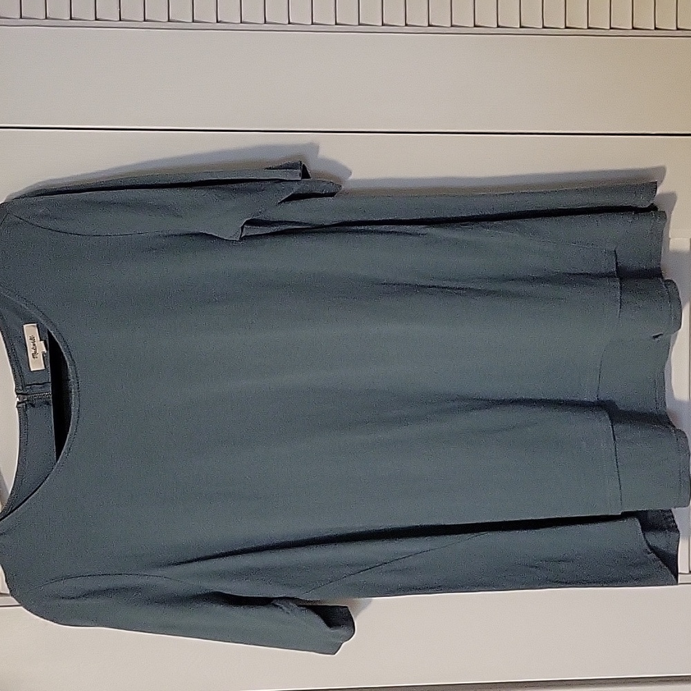 Madewell Blue/Gray Short Sleeve Top